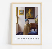 Johannes Vermeer - Lady Standing at a Virginal 1670-1672