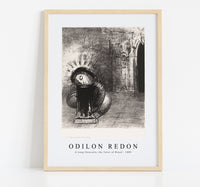 Odilon Redon - A Long Chrysalis, the Color of Blood 1889