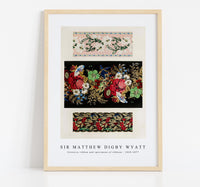 Sir Matthew Digby Wyatt - Coventry ribbon and specimens of ribbons 1820-1877