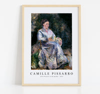 Camille pissarro - Julie Pissarro in the garden 1874