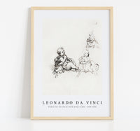 Leonardo Da Vinci - Studies for the Christ Child with a Lamb 1503-1506