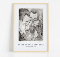 Ernst Ludwig Kirchner - Two Peasant Heads 1920