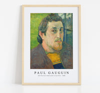 Paul gauguin - Self-Portrait Dedicated to Carrière 1888