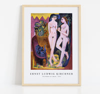 Ernst Ludwig Kirchner - Two Nudes in a Room 1914