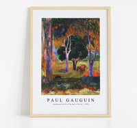 Paul Gauguin - Landscape with a Pig and a Horse 1903