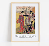 Utamaro Kitagawa - Gotenyama no Hanami Hidari 1753-1806