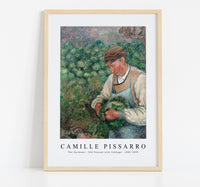 Camille Pissarro - The Gardener - Old Peasant with Cabbage 1883-1895