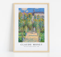 Claude Monet - The Artist's Garden at Vétheuil 1881