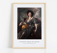 Jacques Emile Blanche - Portrait of Lady Michelham (1905)