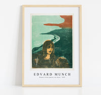 Edvard Munch - Woman’s Head against the Shore 1899