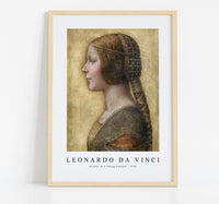 Leonardo Da Vinci - Profile of a Young Fiancée 1495