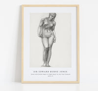 Sir Edward Burne Jones - Venus with Golden Apple in Right Hand, for the Troy Triptych (c. 1873–77)