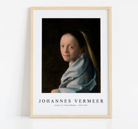 Johannes Vermeer - Study of a Young Woman  1665-1667