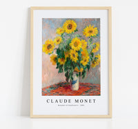 Claude Monet - Bouquet of Sunflowers 1881
