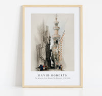 David Roberts - The minaret of the Mosque The Rhamree-1796-1864