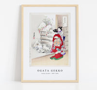 Ogata Gekko - Snowy Garden (1887–1896)