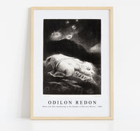 Odilon Redon - When Life Was Awakening in the Depths of Obscure Matter 1883