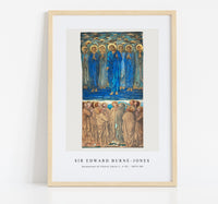 Sir Edward Burne Jones - Ascension of Christ (Acts I, 1–9) Study for stained-glass window (ca. 1875–84)