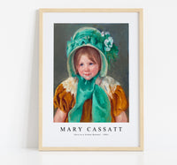 Mary Cassatt - Sara in a Green Bonnet 1901