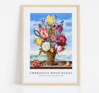 Ambrosius Bosschaert - Bouquet of Flowers on a Ledge 1619