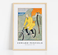 Edward Penfield - Man riding bicycle 1894