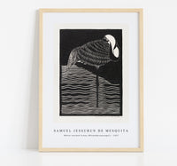 Samuel Jessurun De Mesquita - White–necked Crane (Witnekkraanvogel) (1927)