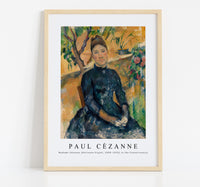 Paul Cezanne - Madame Cézanne (Hortense Fiquet, 1850–1922) in the Conservatory