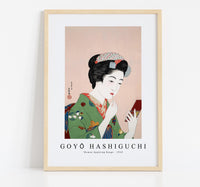 Goyo Hashiguchi - Woman Applying Rouge 1920