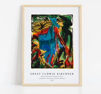 Ernst Ludwig Kirchner - Peter Schlemihl's Wondrous Story Schlemihl's Encounter with His Shadow 1915