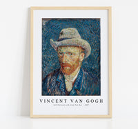 Vincent Van Gogh - Self-Portrait with Grey Felt Hat 1887
