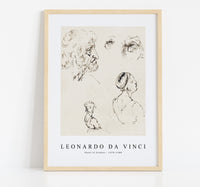 Leonardo Da Vinci - Sheet of Studies 1470-1480