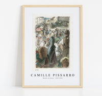Camille Pissarro - Market in Gisors 1923-1930