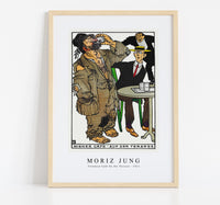 Moriz Jung - Viennese Café On the Terrace (Wiener Café Auf der Terasse) (1911)