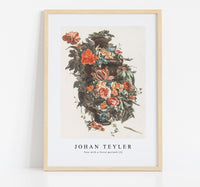 Johan Teyler - Vase with a floral garland (2)