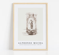 Alphonse Mucha - Decorative fountain project for the interior 1869-1939