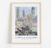 Camille Pissarro - Grocery Street, Rouen 1898