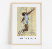 Odilon Redon - Miss Lala at the Fernando Circus 1879