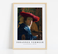 Johannes Vermeer - Girl with the Red Hat 1665-1666