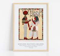 Giovanni Battista Belzoni - Tableau supposed to represent the Goddess Isis illustration from the kings tombs in Thebes 1778-1823