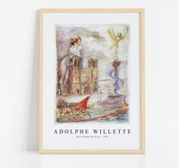Adolphe Willette - Notre-Dame de Paris 1904
