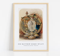 Sir Matthew Digby Wyatt - Enamelled vase and dish 1820-1877