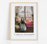 Camille Pissarro - At the Window, rue des Trois Frères 1878-1879