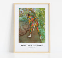 Odilon Redon - Harlequin 1885