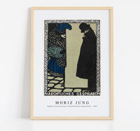 Moriz Jung - Nightly Conversations (Naechtliches Gespraech) (1907)