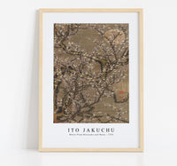 Ito Jakuchu - White Plum Blossoms and Moon (1755)