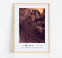 Geoges De Feure - Dessin original pour les Maîtres de l'Affiche (1898)