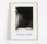 Odilon Redon - I Saw a Flash of Light. Large and Pale 1896