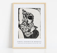 Samuel Jessurun De Mesquita - Masked woman with cape (Gemaskerde vrouw met cape) (c.1899)