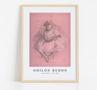 Odilon Redon - Seated Dancer 1873-1874