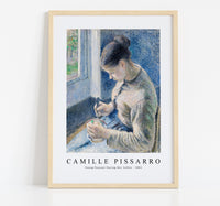 Camille Pissarro - Young Peasant Having Her Coffee 1881